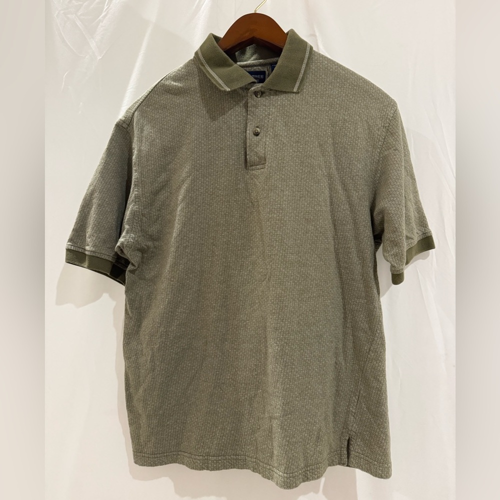 Roundtree & Yorke Olive Polo Shirt